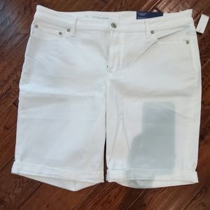 Talbots White Shorts sz 16